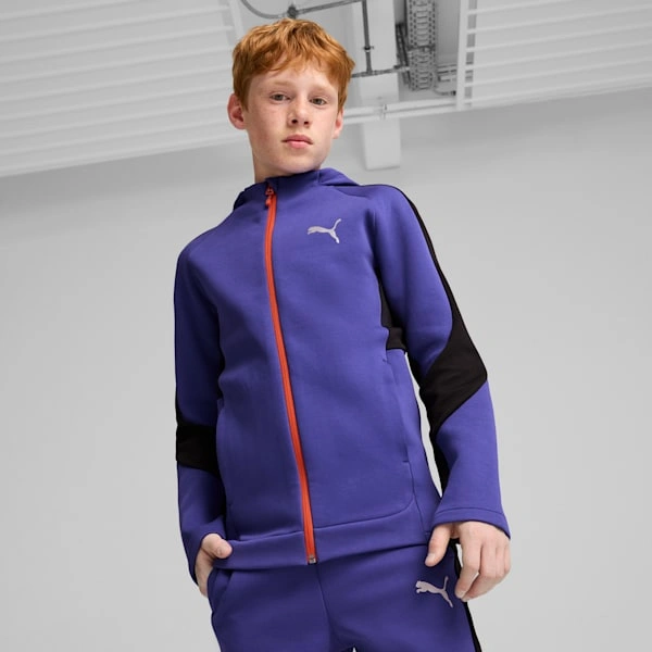 PUMA EVOSTRIPE: Stoere kids hoodie, lekker warm en ready voor avontuur!