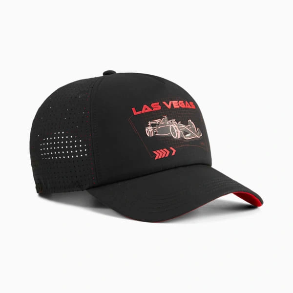 PUMA F1® Las Vegas Trucker Cap: Voel de Vegas vibe, race naar succes. Klaar om te knallen?